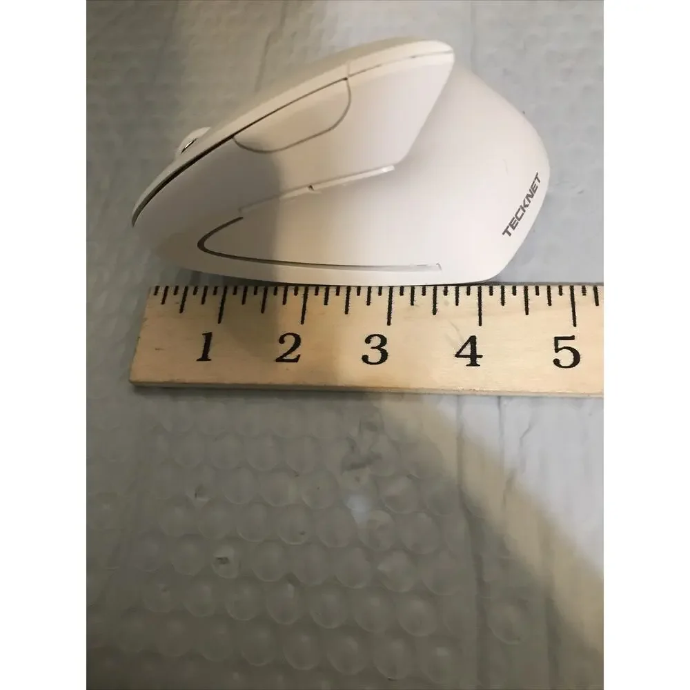 TECKNET TK-MS007 Ergonomic Wireless Cordless Mouse - White